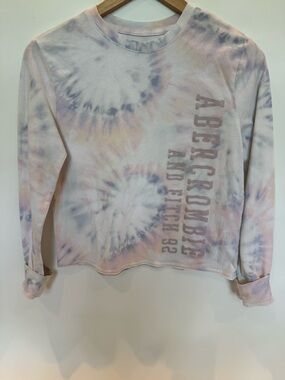 Abercrombie kids sz 13/14 Tie-Dye Long Sleeve Tee - Pastel Multi